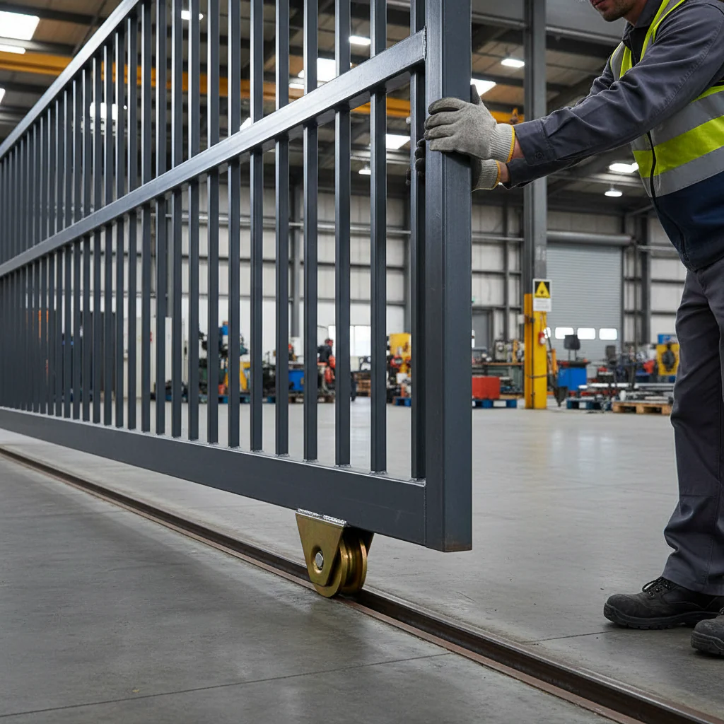 Premium 120mm Box Section Slider Wheel for 20mm Diameter Track with 700kg Weight Capacity - Image 2