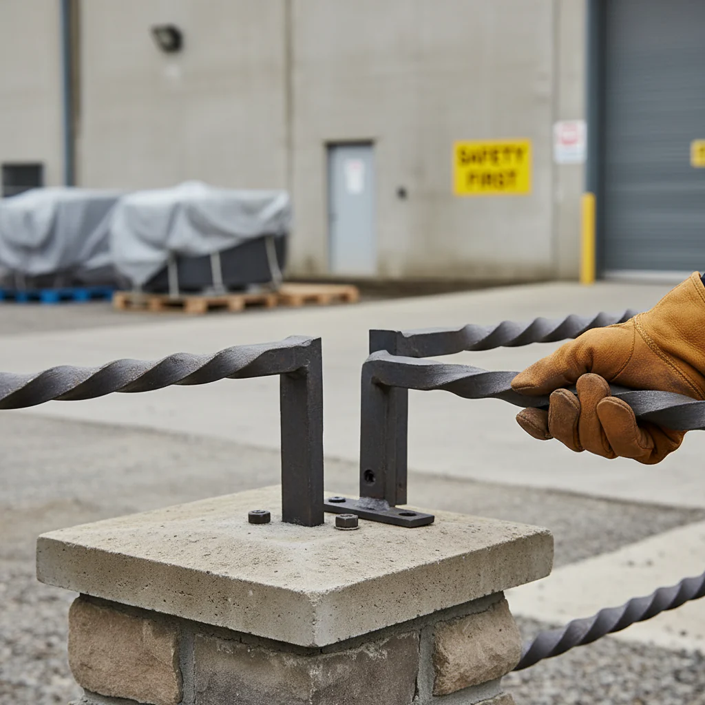 Premium Heavy Duty 16mm Twisted Bar - 3m Long for Robust Applications - High-Quality Professional Grade for Industrial and Commercial Applications