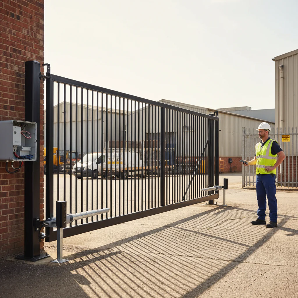 Premium 24V Electromechanical Ram Kit for Single Arm Gates Up to 6m Leaf Weight 750kg with Advanced Safety Features
