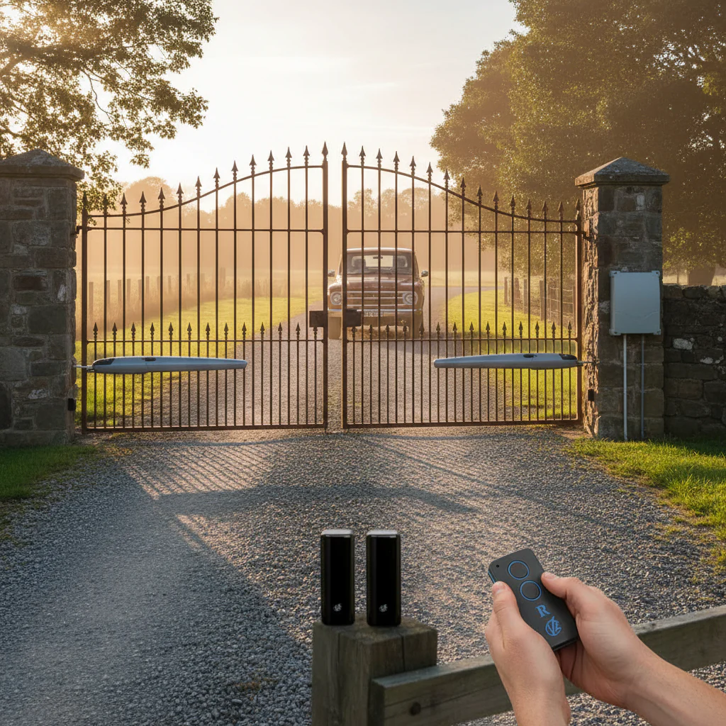 Premium 24V Electromechanical Ram Kit for Single Arm Gates Up to 6m Leaf Weight 750kg with Advanced Safety Features - Image 2