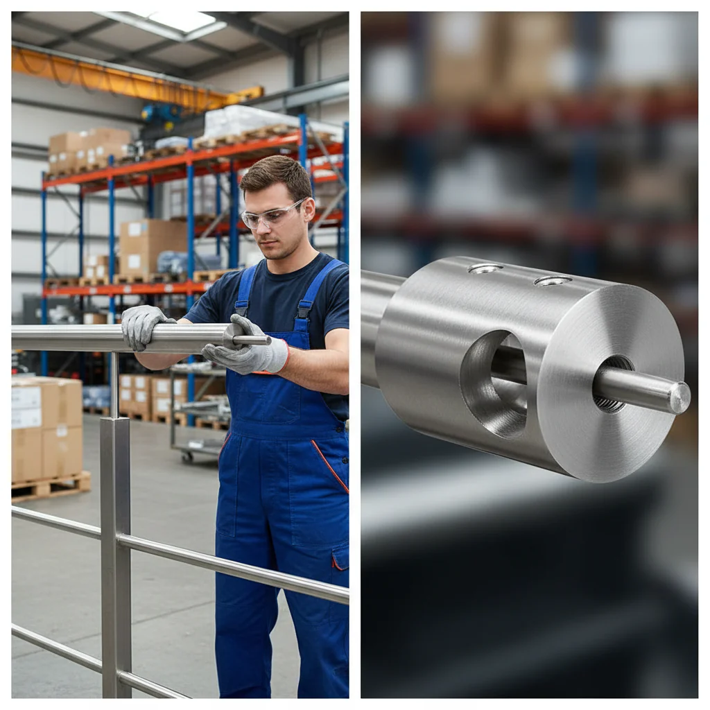 Premium 304 Stainless Steel Bar Holder for 42.4mm Tube with 12mm Through Hole - High-Quality Professional Grade for Industrial and Commercial Appli...