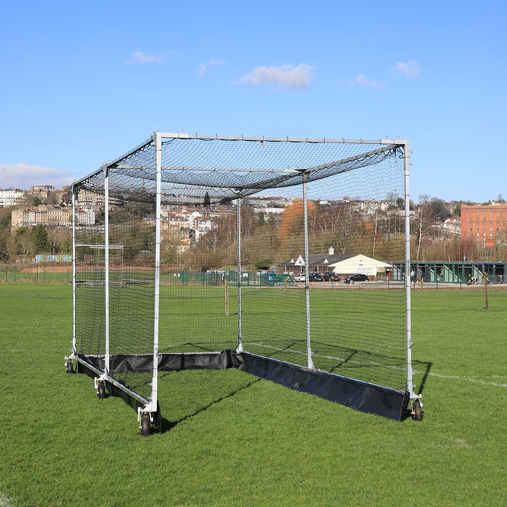 3m Premium Mobile Cricket Cage – Sturdy Steel Construction & 6 Wheels - Image 3