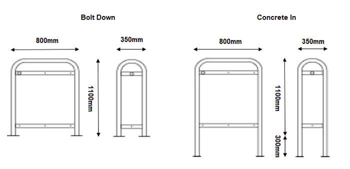 Heavy-Duty Stainless Steel Door Guard Stopper with Shock-Absorbing Rubber Protection – 48mm Diameter - Image 4