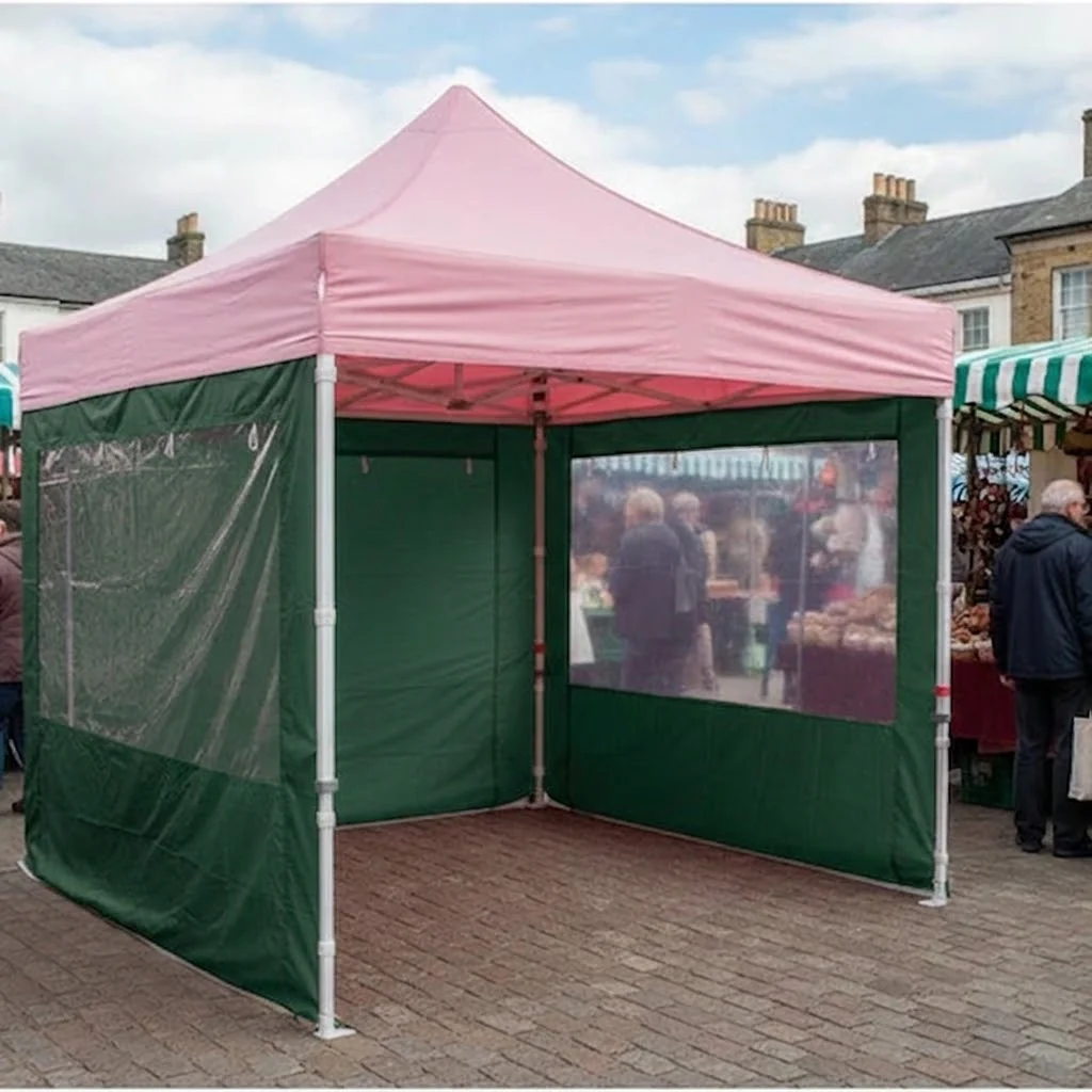 Commercial Canopy Sidewalls 5m x 2.5m – Heavy Duty Waterproof Panels – Multiple Colours – Outdoor Event & Market Use - Image 3