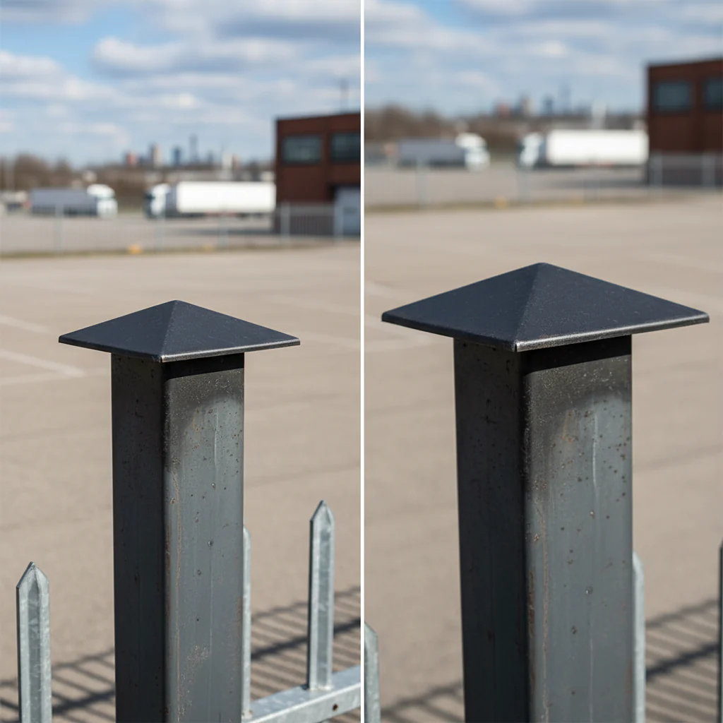 Professional 80mm Tube Top Without Flange for 80 x 80mm Box Section - Heavy Duty Construction