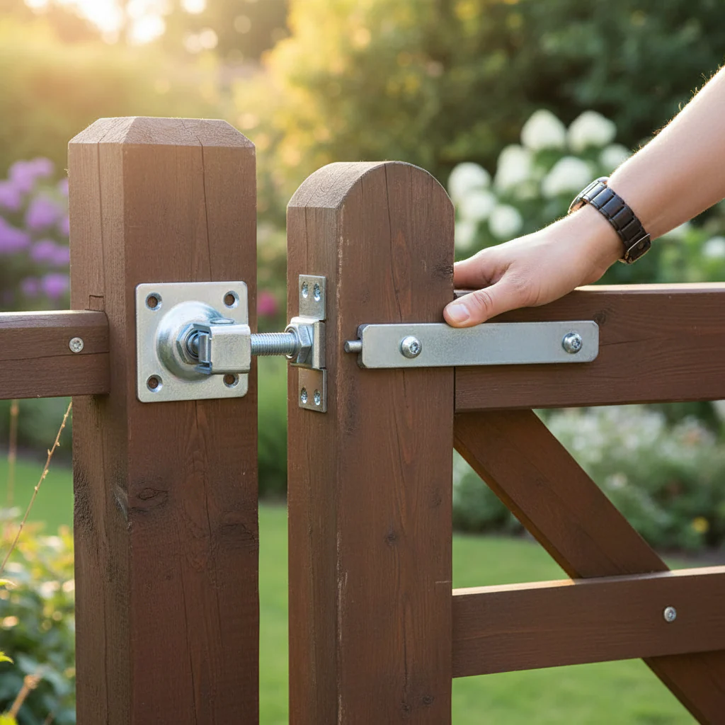 Premium Adjustable Gate Hinge M16 with Back Plate 80mm x 80mm for Heavy Duty Applications with 300kg Weight Limit - Image 2
