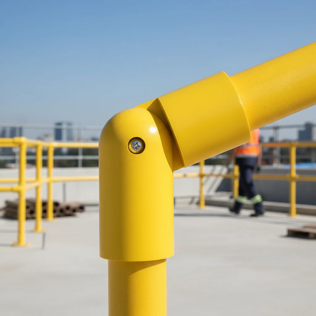 Premium Adjustable Handrail Fitting Joint with Pre-Drilled Holes and Complete Bolts for Versatile Angle Changes