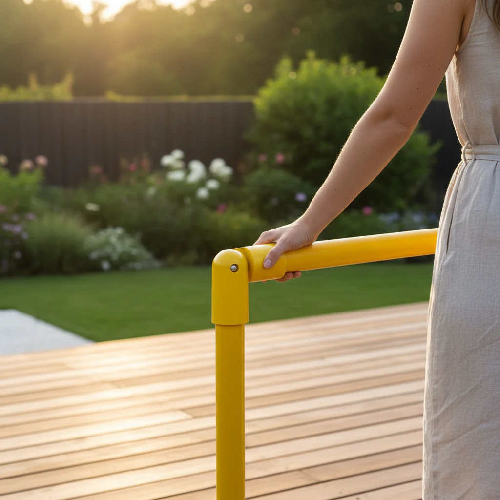 Premium Adjustable Handrail Fitting Joint with Pre-Drilled Holes and Complete Bolts for Versatile Angle Changes - Image 2