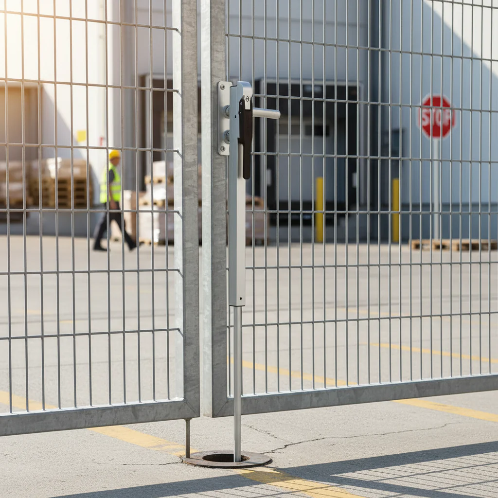 Premium Heavy Duty Internal Mechanism Aluminium Drop Bolt with Height Adjustability and Corrosion-Resistant Handle