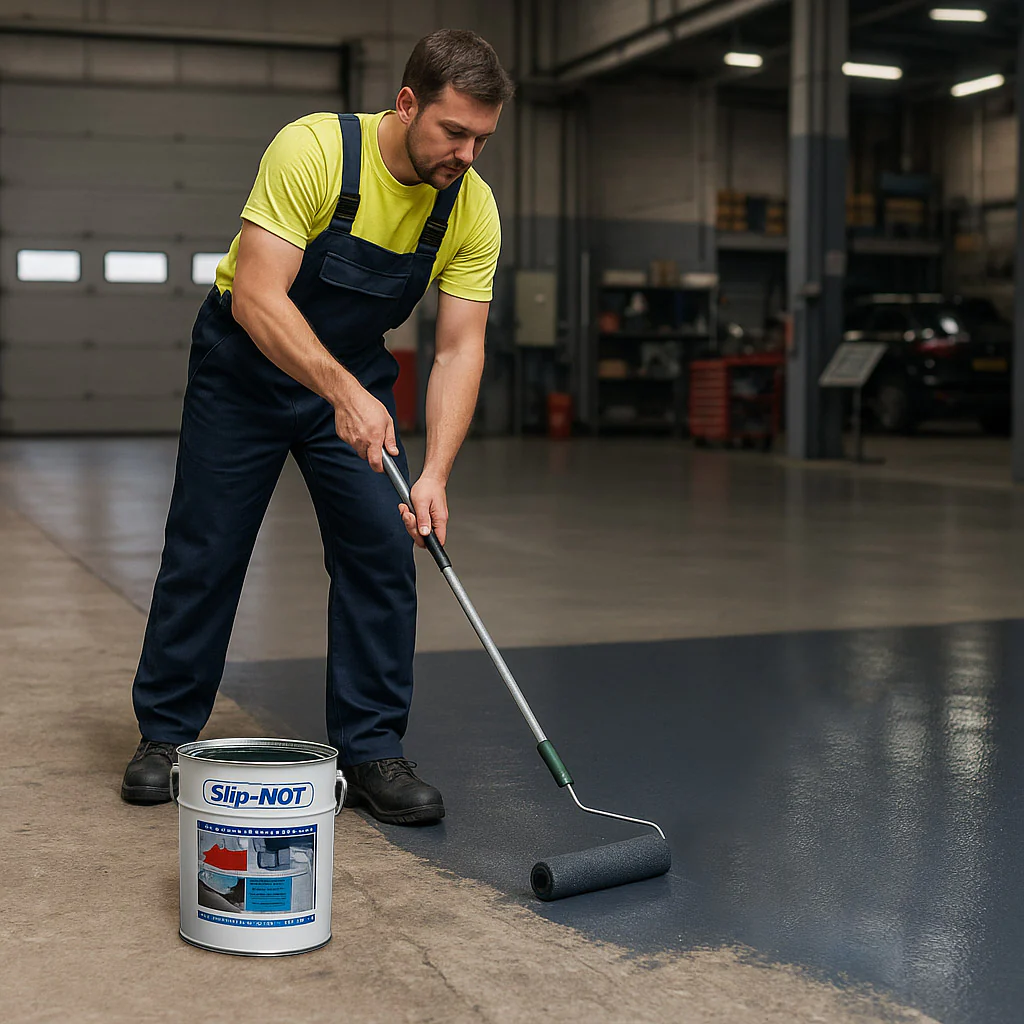 Anti-Slip Polyurethane Garage Floor Paint 20L | High-Build Resin Coating - Image 6