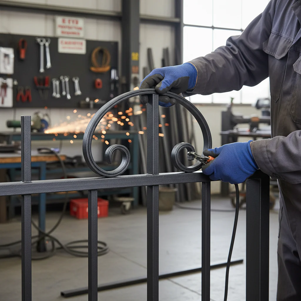 Heavy Duty C Scroll Bar 130mm x 240mm with 16mm x 8mm Grooved Design for Enhanced Grip