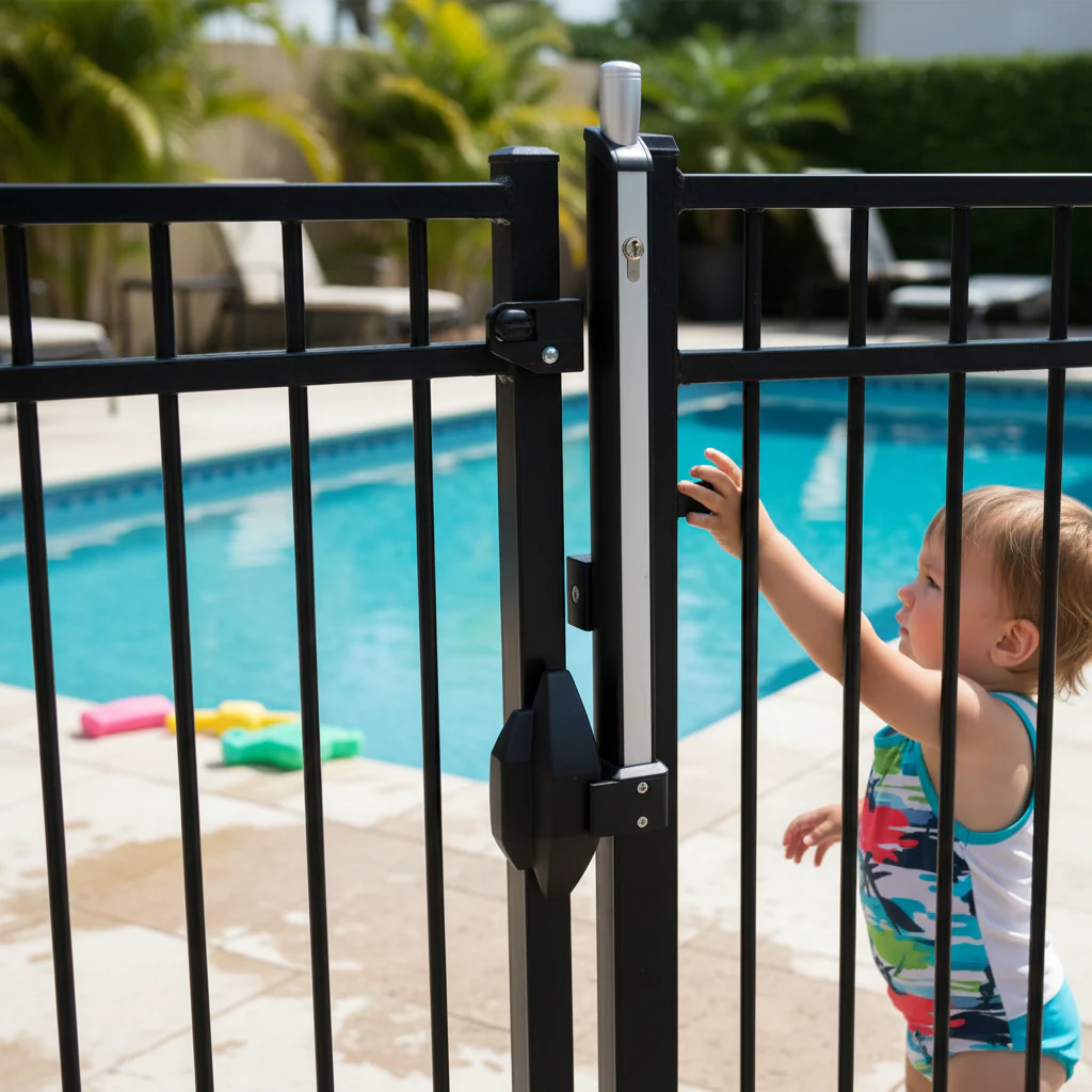 Premium Child Safe Magnetic Latch for Pools & Parks - Durable Anodized Aluminium with Extreme Weather Resistance and Strong Magnetic Force - Image 2