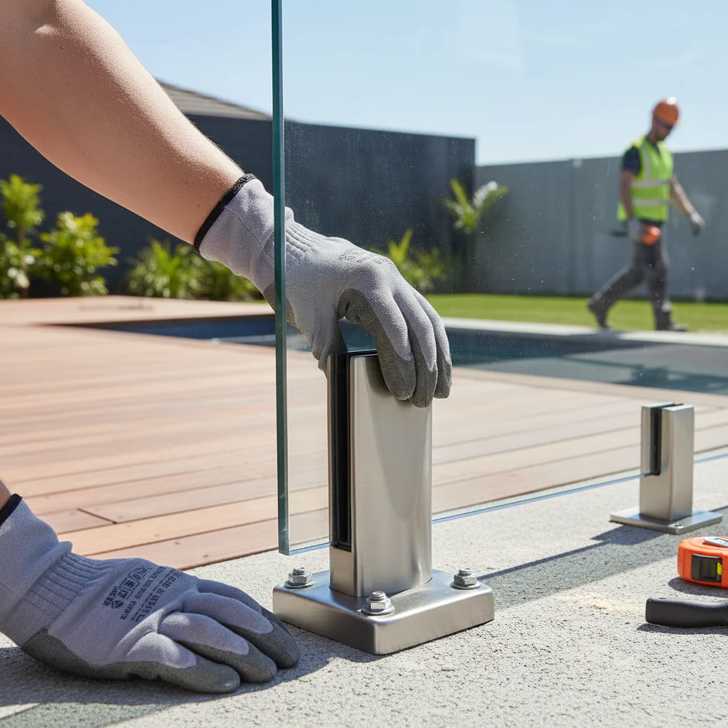 Premium Heavy Duty Duplex Stainless Steel Spigot Base for 12.0mm - 17.5mm Glass with Superior Corrosion Resistance