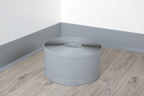 10M Flexible PVC Skirting Board 100x25mm for Bathroom & Kitchen – Easy Install, Waterproof, Flexible, Various Colours - Image 2