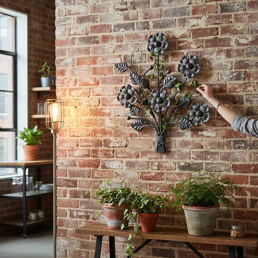 Premium Floral Feature Panel 440mm x 390mm for Home Decor and Design - High-Quality Professional Grade for Industrial and Commercial Applications - Image 2