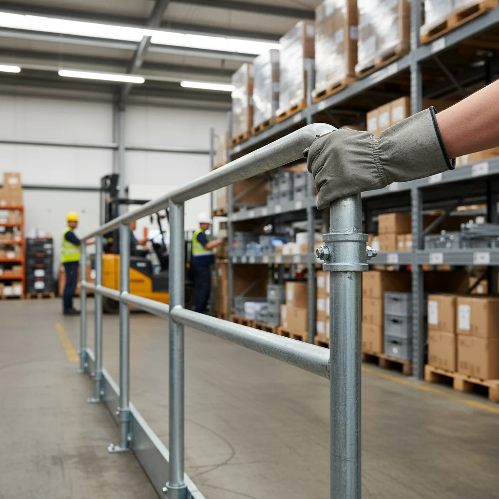 Professional Galvanised Modular Rail 90° Bend for 42mm Tube - Durable and Reliable Design