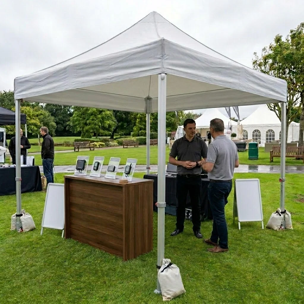 Heavy Duty 50mm Aluminium Pop-Up Gazebo Replacement Frame – Hexagonal Profile Folding Canopy Structure (Frame Only)