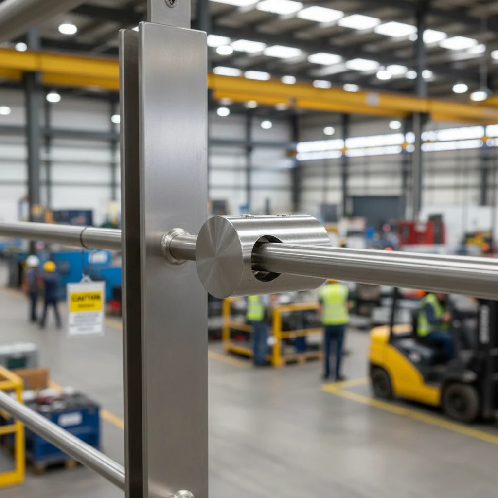 Premium Heavy Duty Bar Holder with 12mm Through Hole for 48.3mm Tube - 316 Stainless Steel with Satin Finish - Image 2