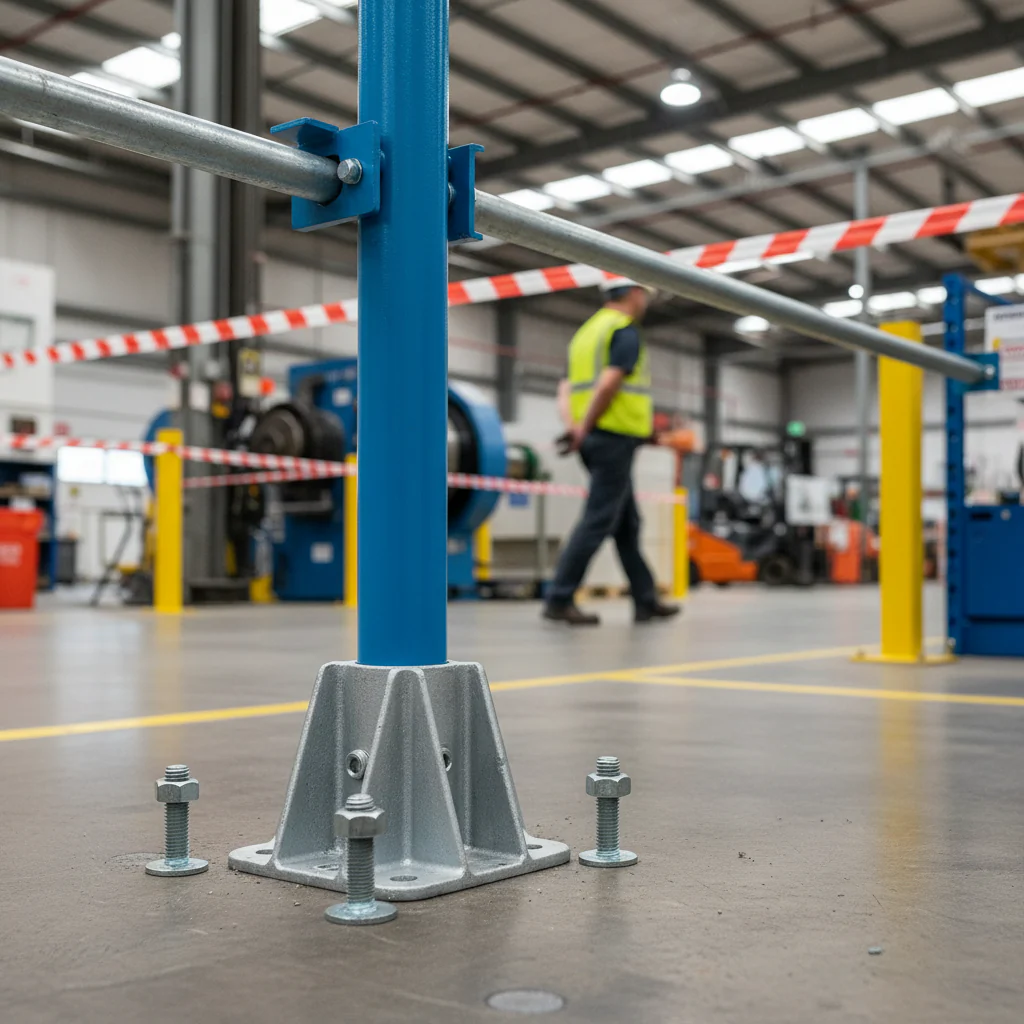Premium Heavy Duty Baseplate with 4 Fixing Holes for 48.3mm Tube Support - High-Quality Professional Grade for Industrial and Commercial Applications - Image 2