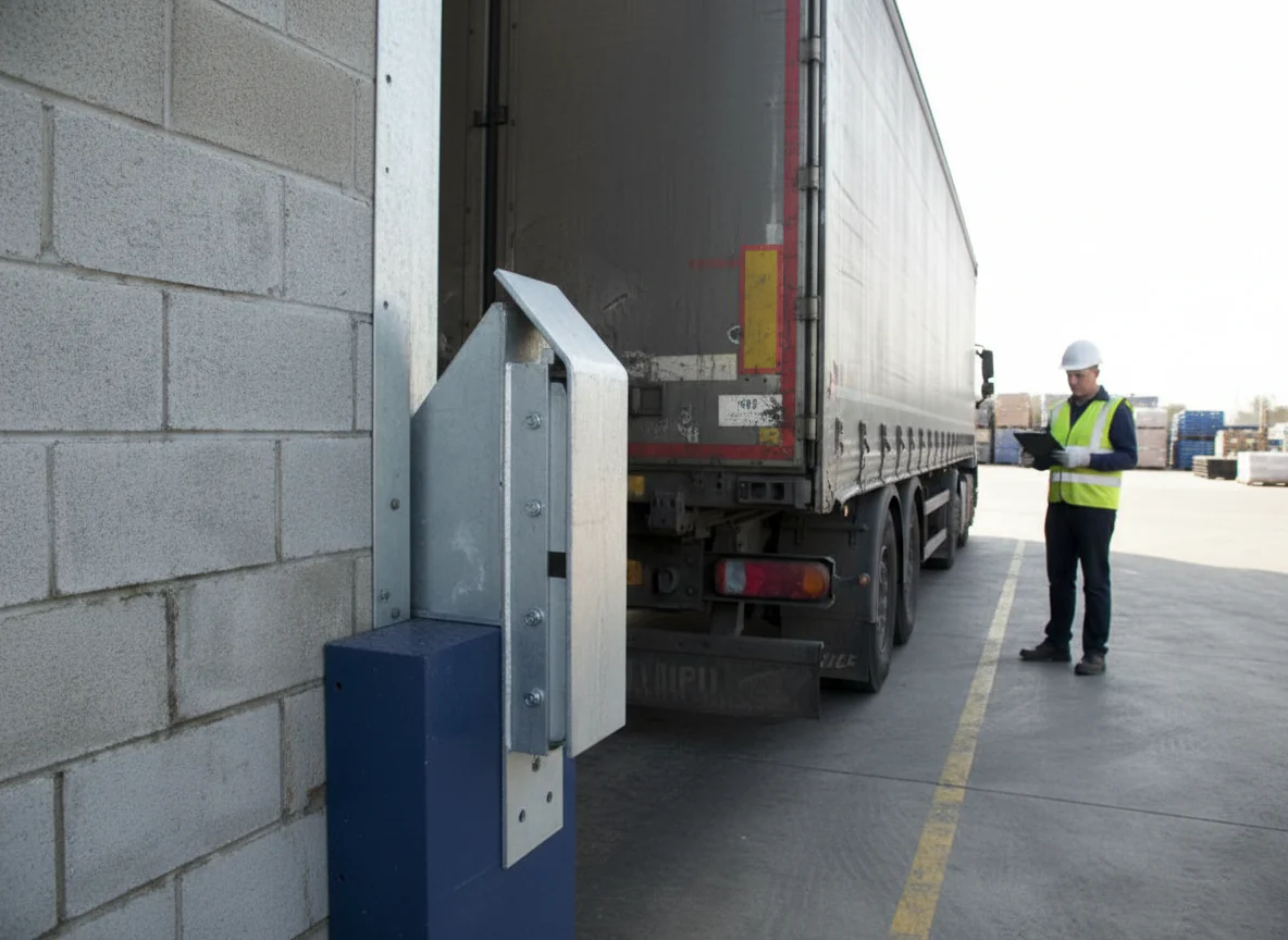 Premium Heavy-Duty Dock Bumper with Steel Construction and Rubber Core for Optimal Protection of Truck Trailers