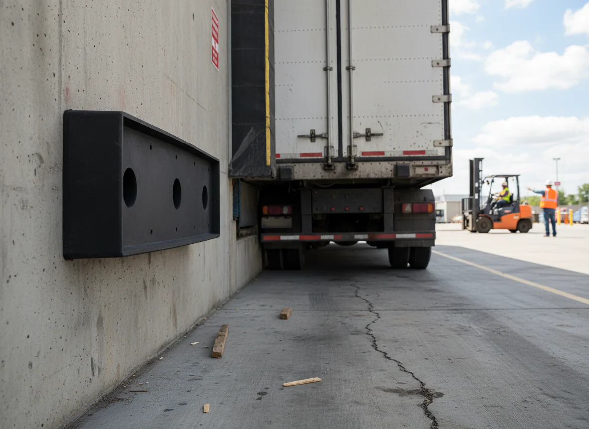Premium Heavy Duty Dock Bumper Accessory - 750 x 250 x 100mm with Durable Rubber Element and 17 kg Weight