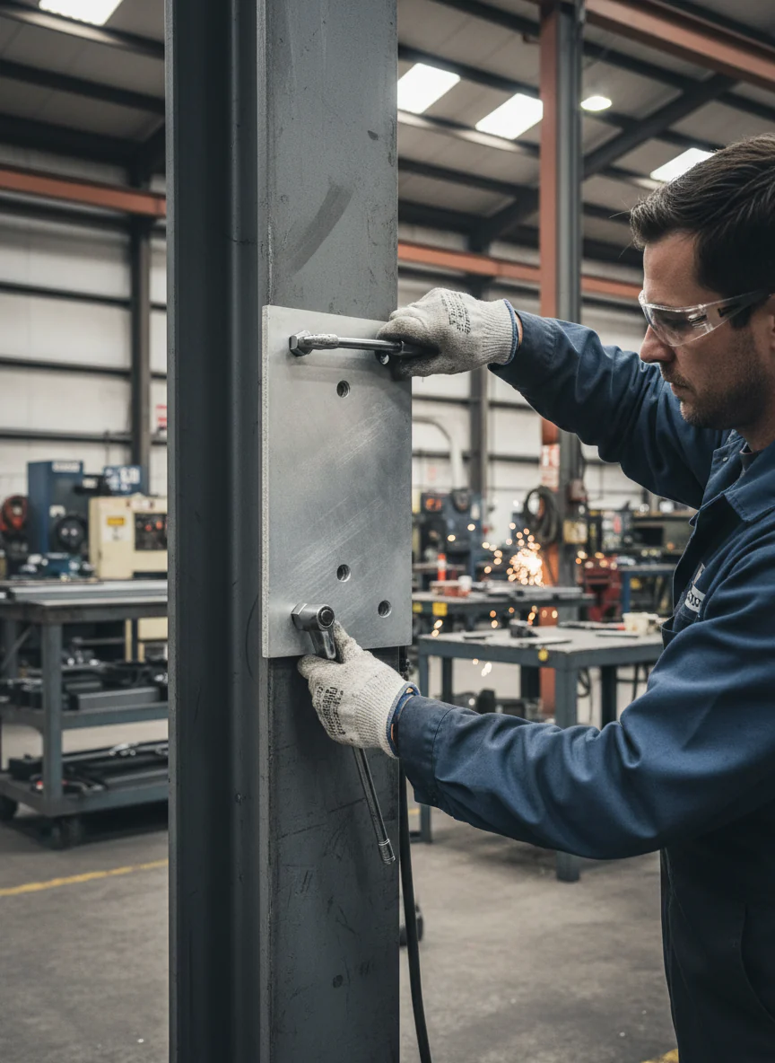 Premium Heavy Duty Dock Bumper Back Plate with M24 Threaded Holes and Fixing Options - 450 x 250 x 15 mm