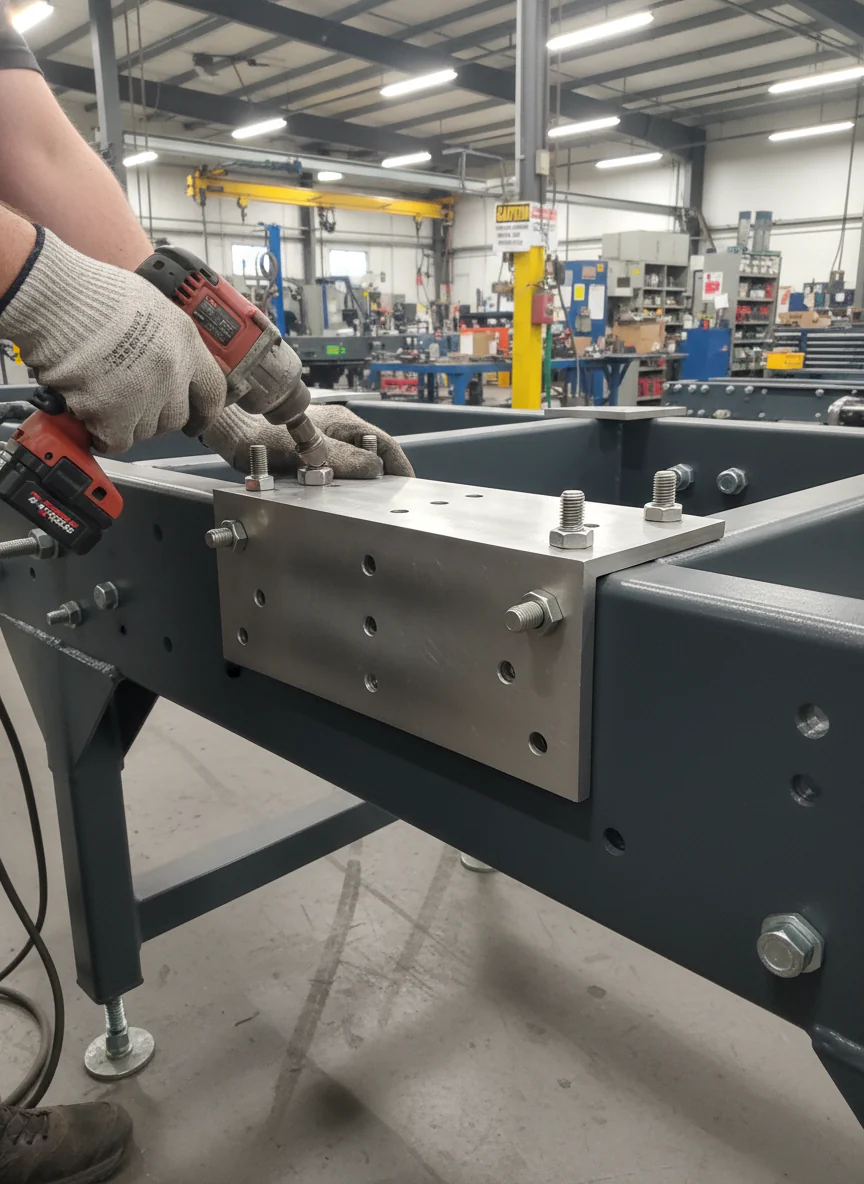 Premium Heavy Duty Dock Bumper Back Plate 750 x 250 x 15 mm with M24 Threaded Holes for Easy Installation