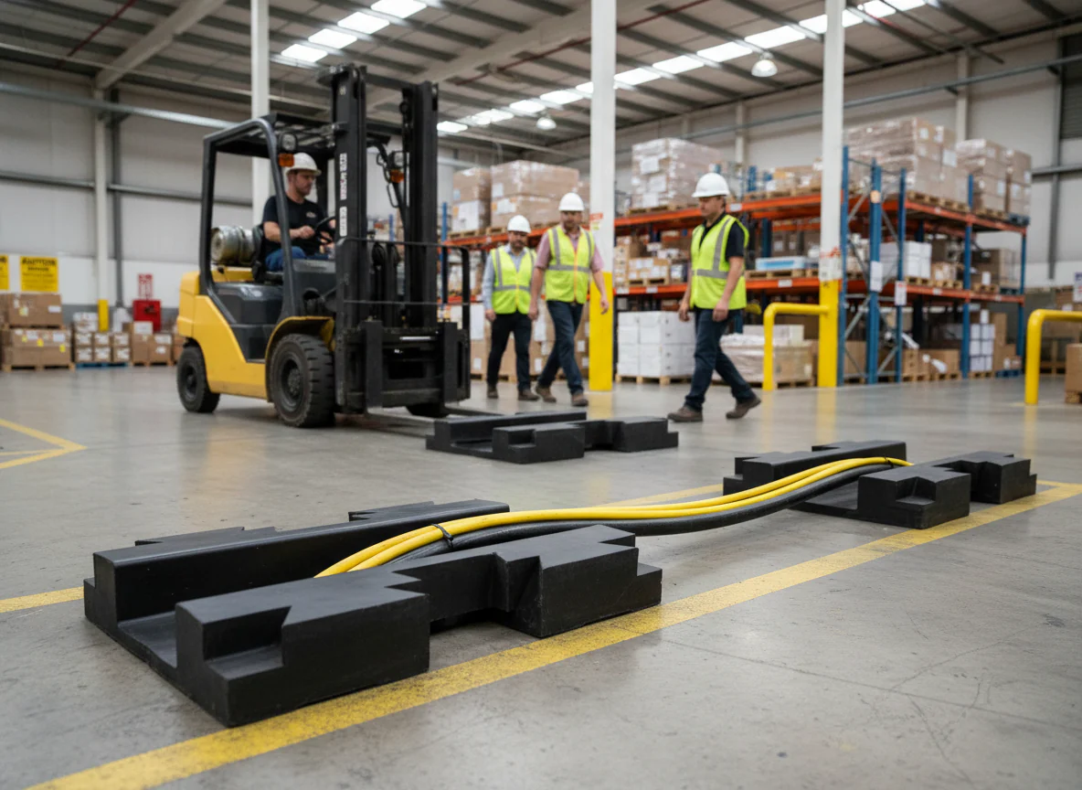 Premium Heavy Duty Hose and Cable Ramp for Modular Systems - 320 x 300 x 135 mm Dimensions - Image 2