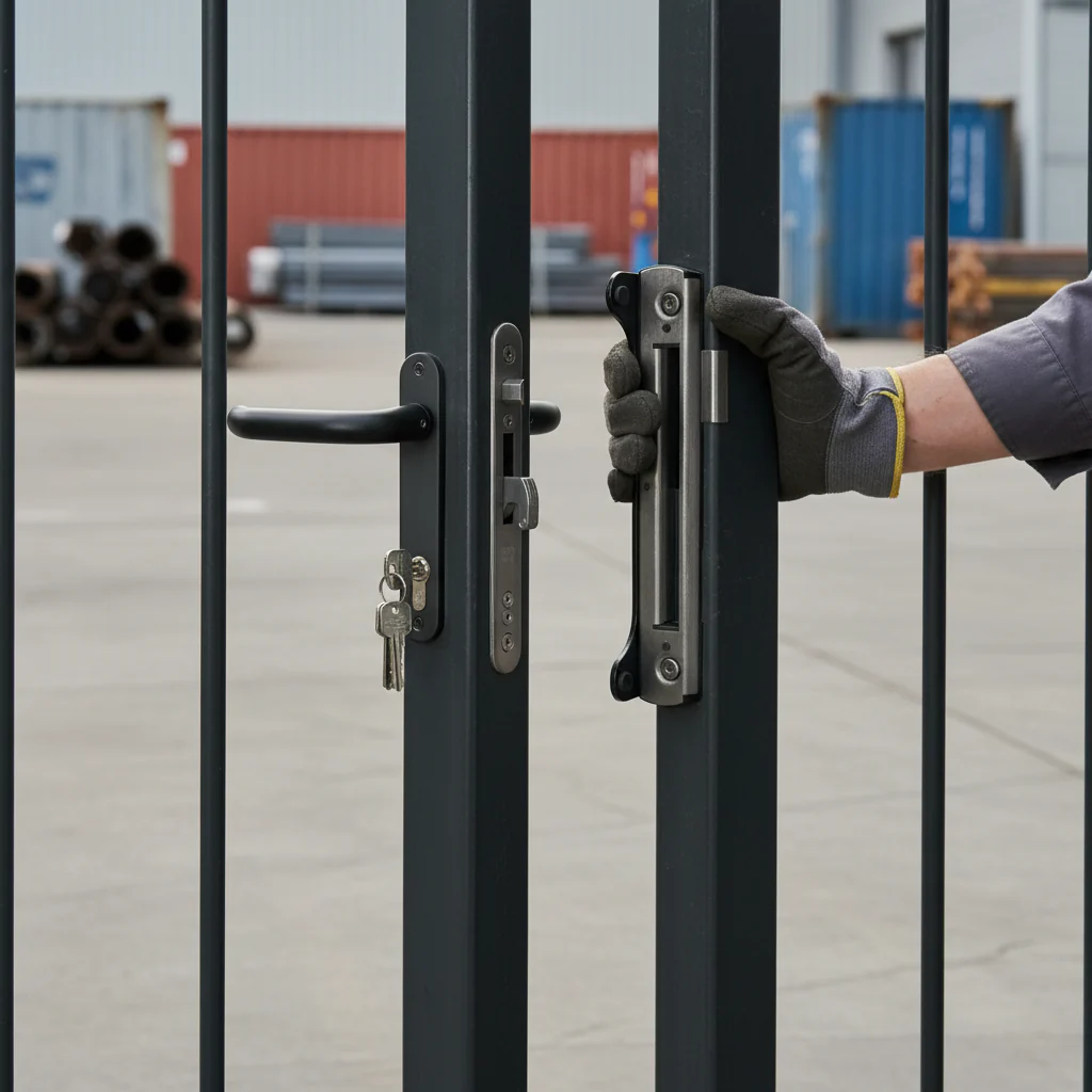 Premium Heavy Duty Locking Kit for 60mm Box Section with 2 x 2m Profiled Box Section and Stainless Steel Components