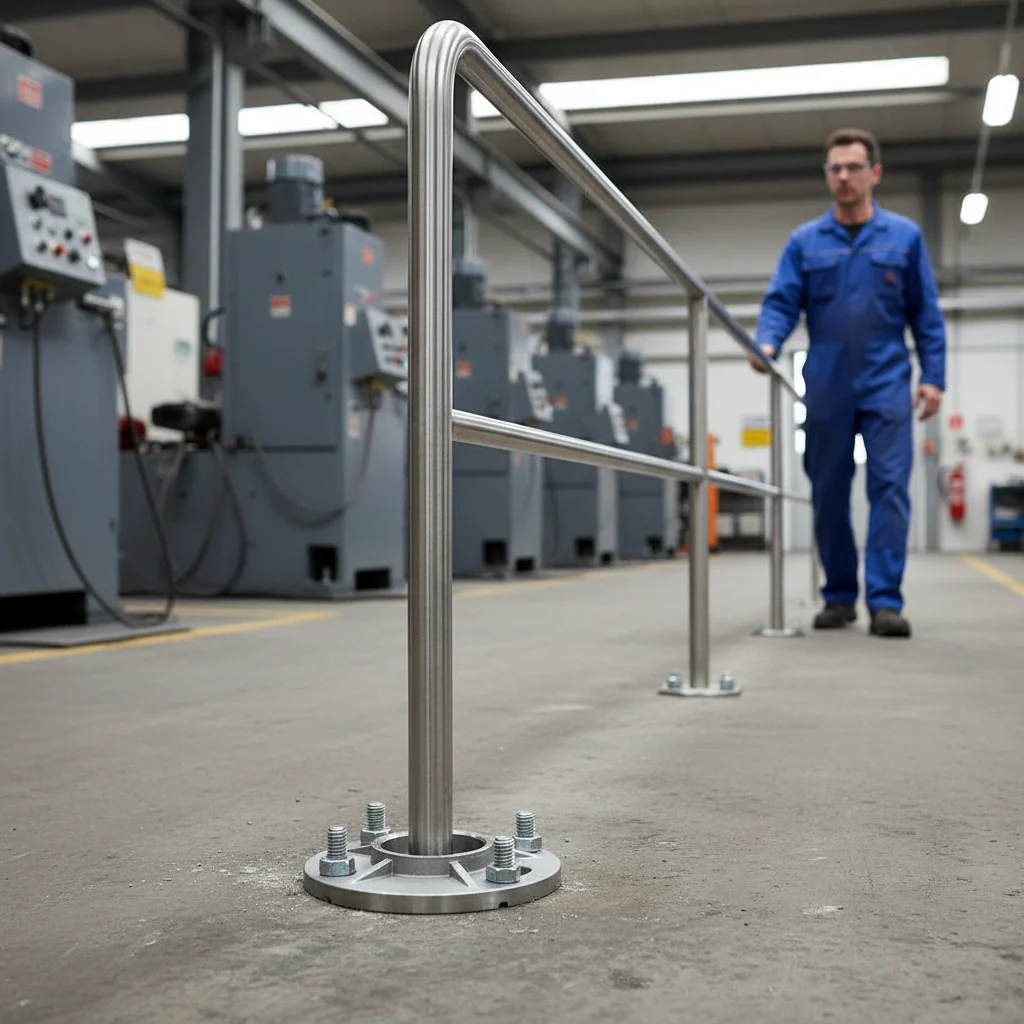 Premium Heavy Duty Post Base Plate 100mm for 42.4mm Tube with Slotted Hole - High-Quality Professional Grade for Industrial and Commercial Applicat... - Image 2