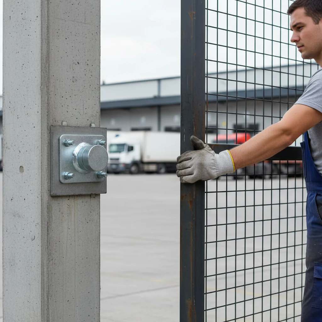 Premium Heavy Duty Rotating Gate Hinge with 60mm Diameter and 500kg Weight Limit for Secure Gate Operation - Image 2