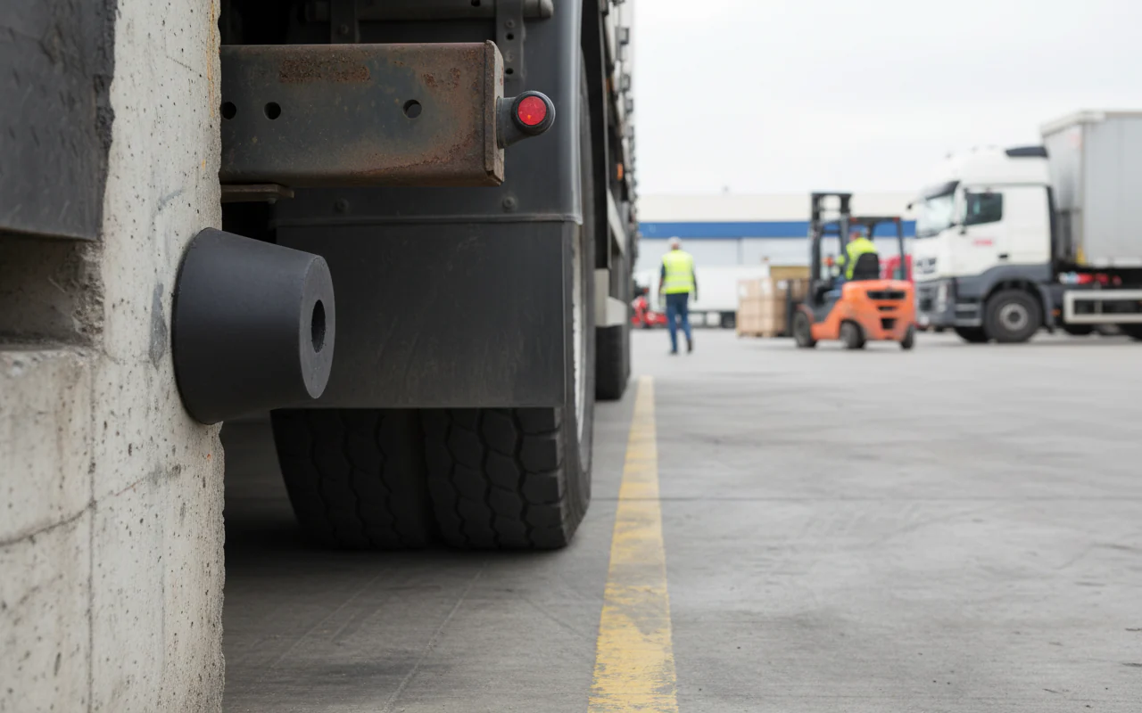 Premium Heavy Duty Rubber HGV Bumper for Refrigerated Trailers - 85 x 60 x 52 mm, 0.27 kg - Image 2