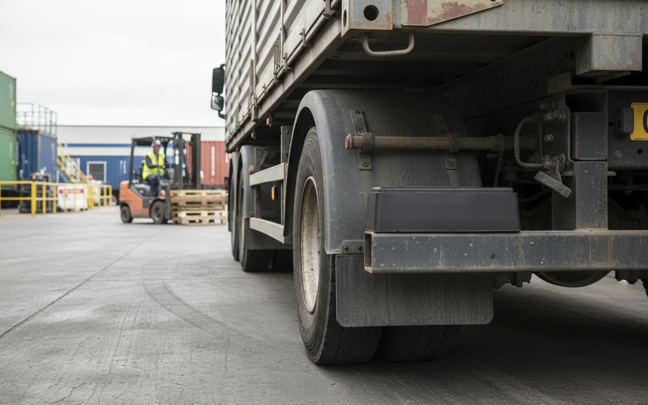 Premium Heavy Duty Rubber HGV Bumper for Light and Heavy Goods Vehicles - 360 x 110 x 115 mm