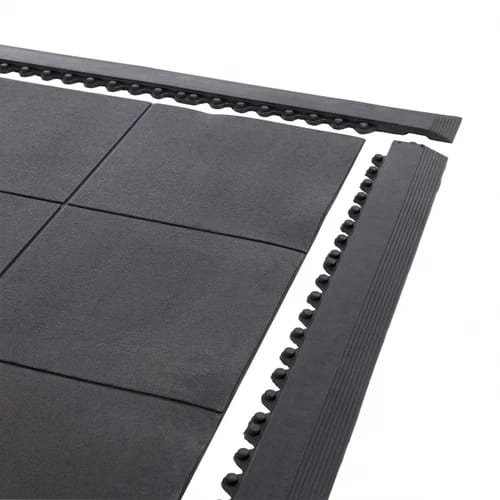 Heavy-Duty Interlocking Rubber Playground Mats – Black, 36" x 36" x 16mm – Non-Slip, Shock-Absorbing, Safety Flooring - Image 10