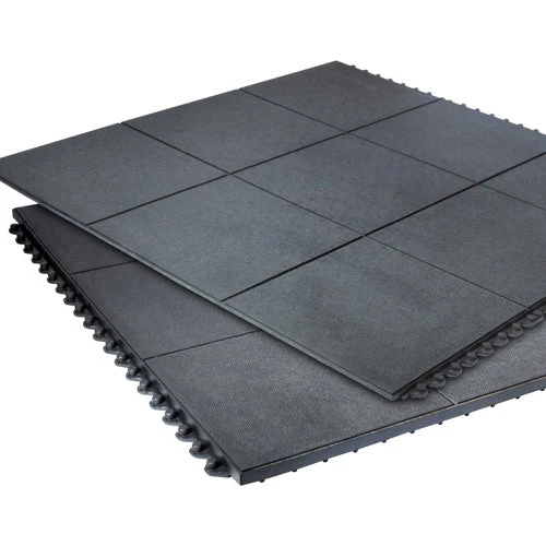 Heavy-Duty Interlocking Rubber Playground Mats – Black, 36" x 36" x 16mm – Non-Slip, Shock-Absorbing, Safety Flooring - Image 4