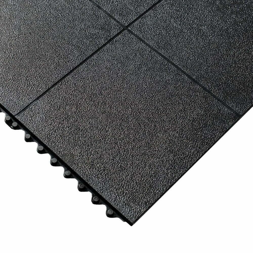 Heavy-Duty Interlocking Rubber Playground Mats – Black, 36" x 36" x 16mm – Non-Slip, Shock-Absorbing, Safety Flooring - Image 6