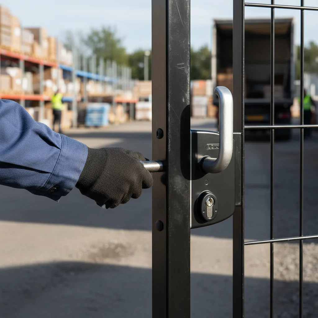 Premium Heavy Duty Sliding Gate Lock for 60mm Box Section with Stainless Steel Mechanism and Innovative Closing System