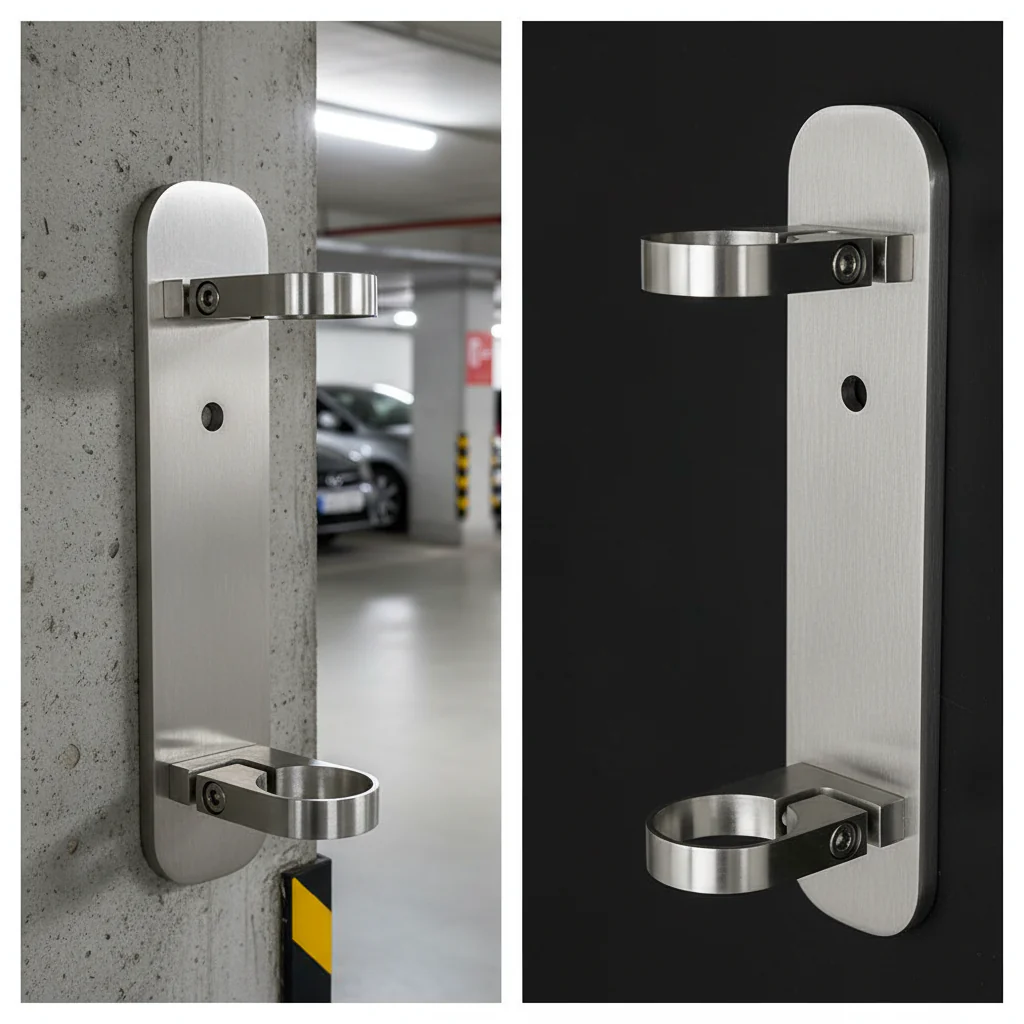 Premium Heavy Duty Wall Bracket 300 x 70mm for 48.3mm Tube Applications - High-Quality Professional Grade for Industrial and Commercial Applications