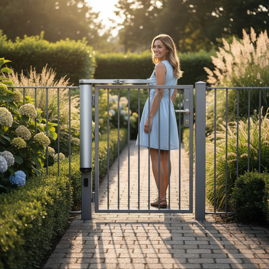 Premium Motorised Gate Closer for Pedestrian Swing Gates with 150 Nm Torque and Integrated Electronics - Image 2