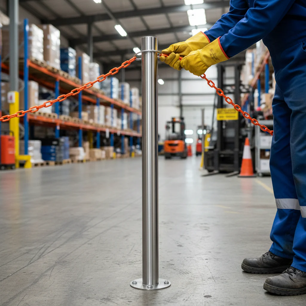Premium 1100mm Plain Post with 120mm Welded Base Plate for Durable Support - High-Quality Professional Grade for Industrial and Commercial Applicat...