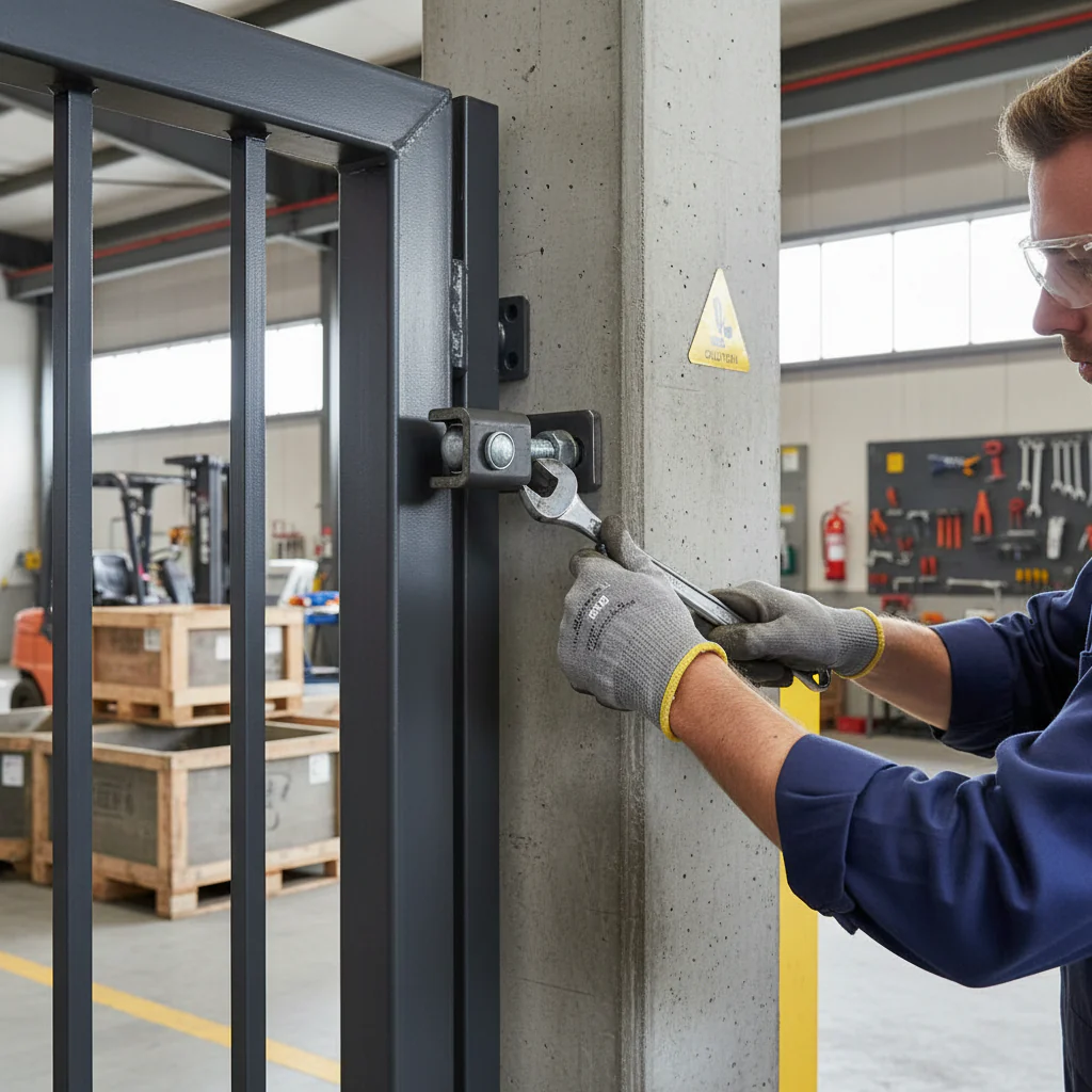 Premium 3 Way Adjustable Hinge Eyebolt M20 130mm for Gates with Galvanized Finish