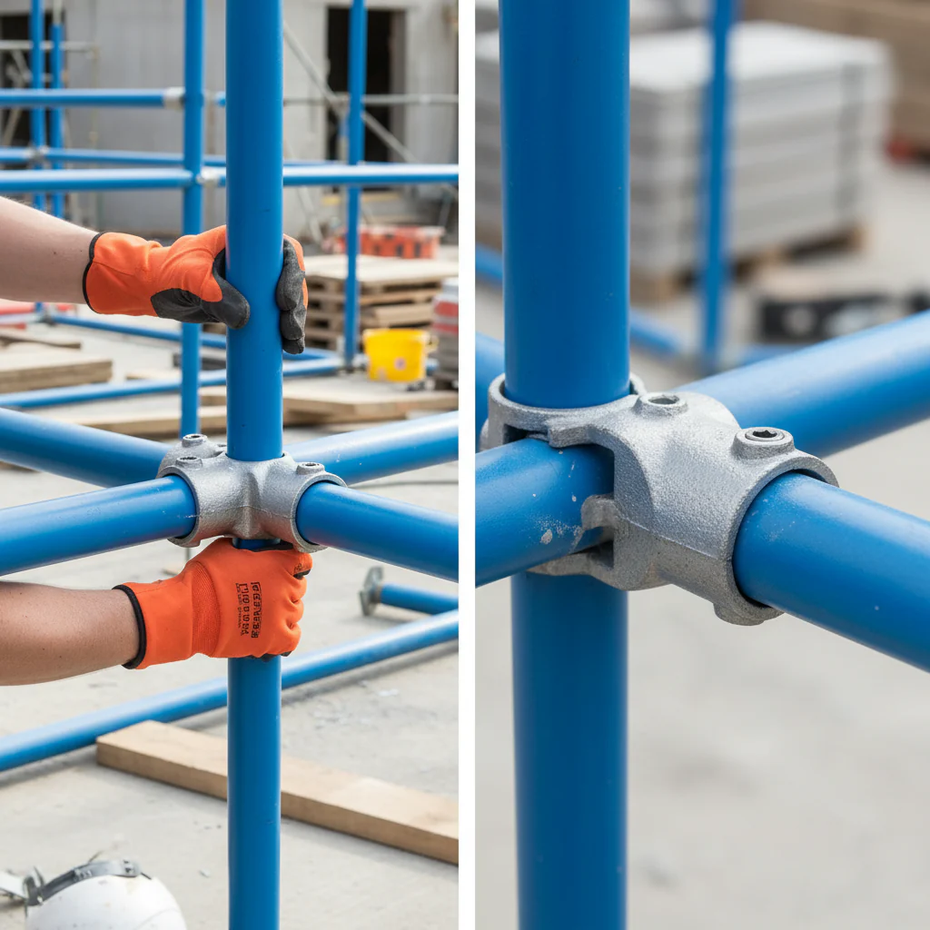 Premium 3-Way Combination Tee Cross Over for 26.9mm Tube - Ideal for Joining Rails