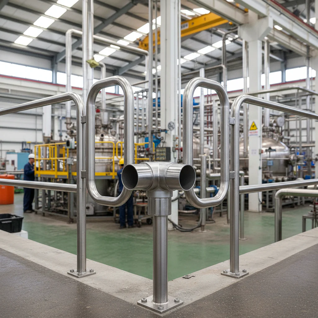 Premium 304 Stainless Steel Corner Tee 3 Way for 48.3mm x 2.6mm Tube Applications - Image 2