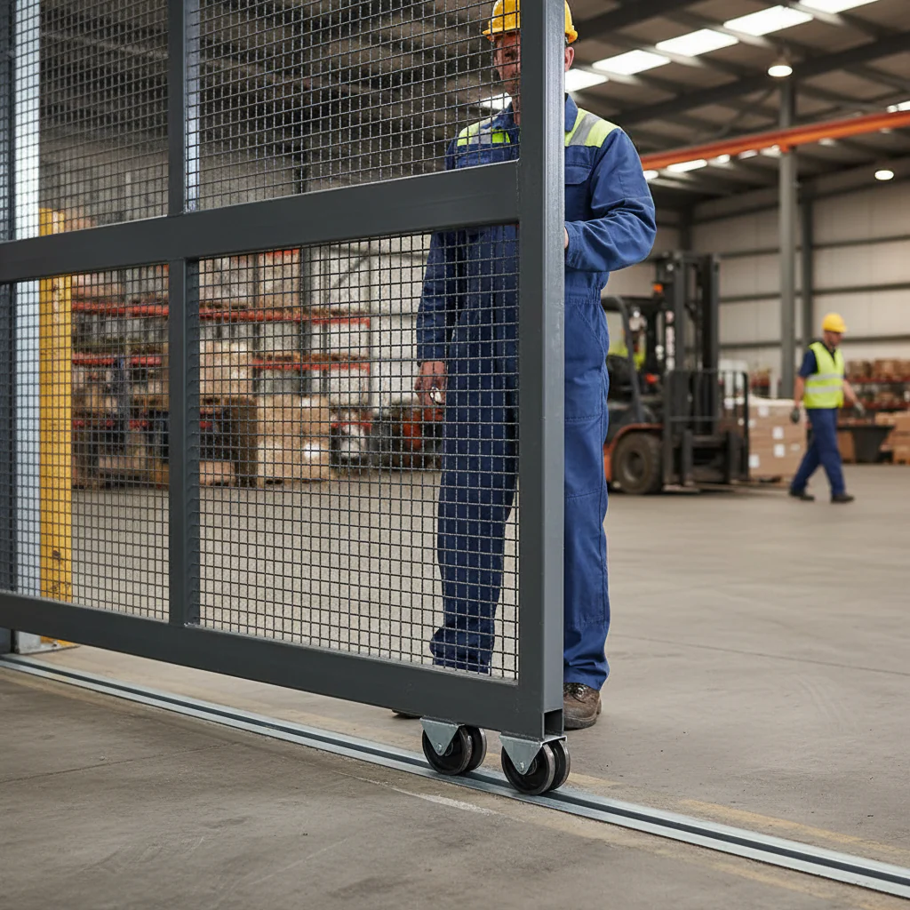 Premium 3 Metre Ground Track for V Wheels - Heavy Duty Galvanised Steel with 800kg Weight Limit - Image 2