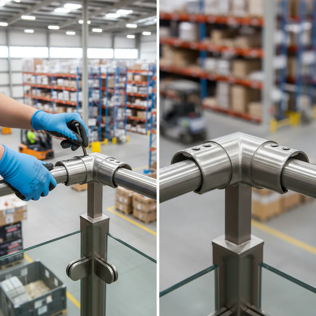 Premium Acute Horizontal 90 Degree Elbow for 42.4mm Slotted Tube - Perfect for Structural Applications