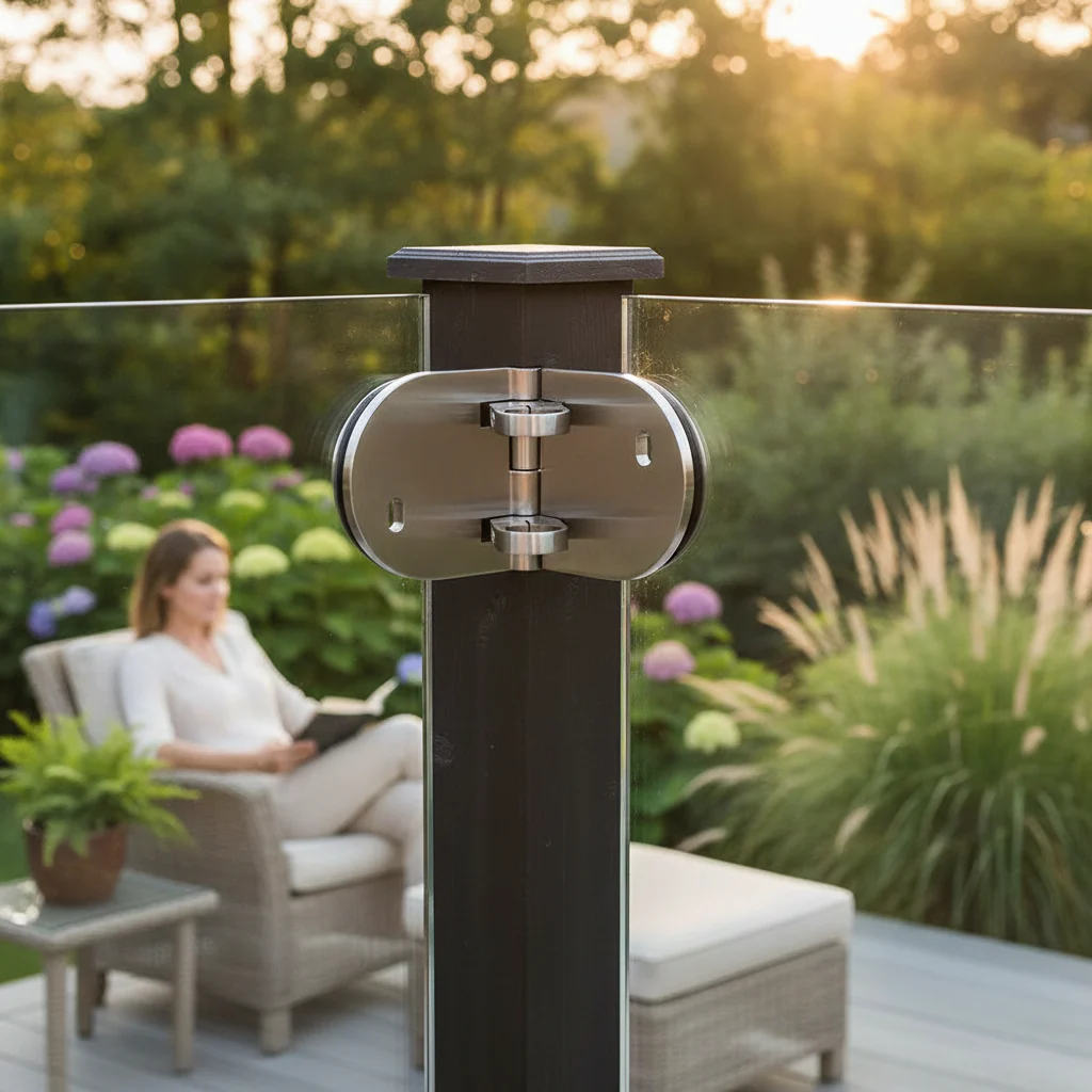 Premium Adjustable Corner Wall Bracket for 42.4mm Tube - Heavy Duty and Versatile Solution - Image 2