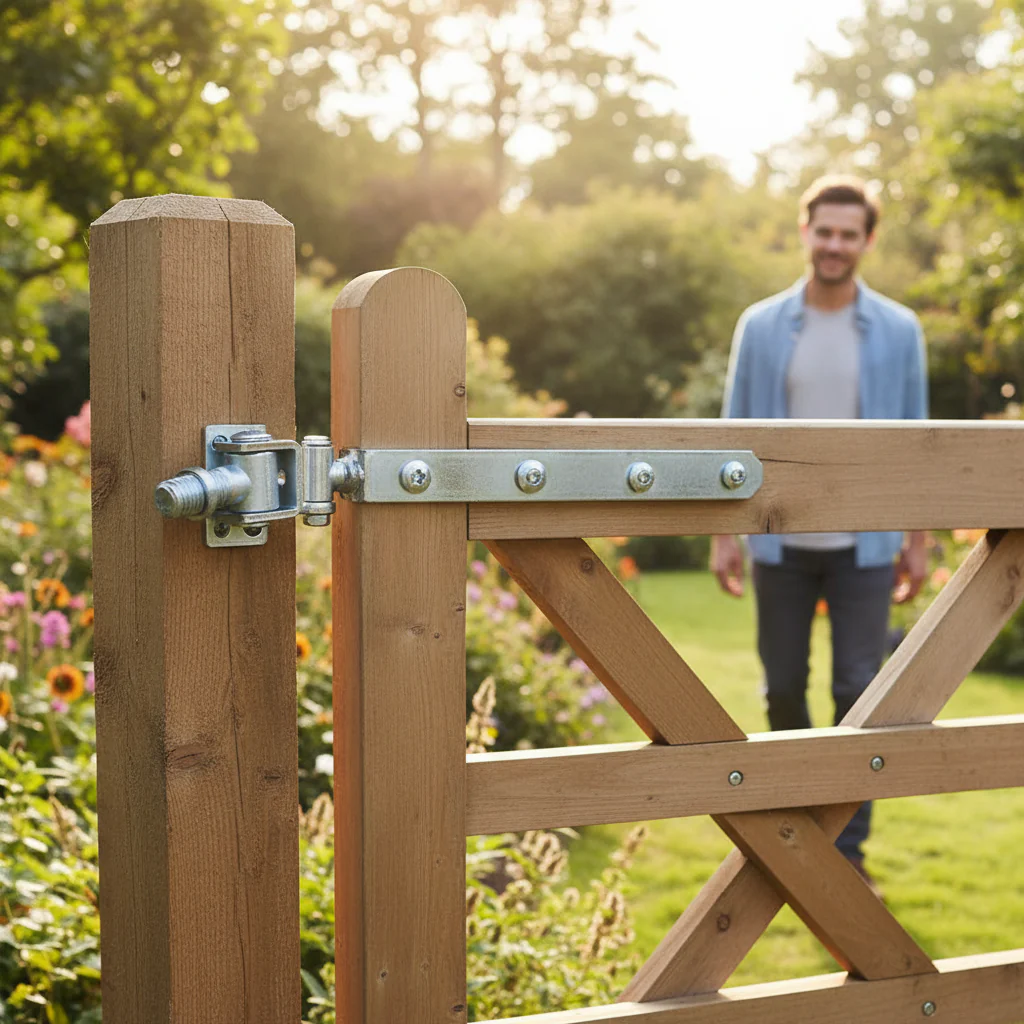 Premium Adjustable Gate Hinge with Nut M24 for Heavy Duty Applications, Maximum Weight Limit 700kg - Image 2