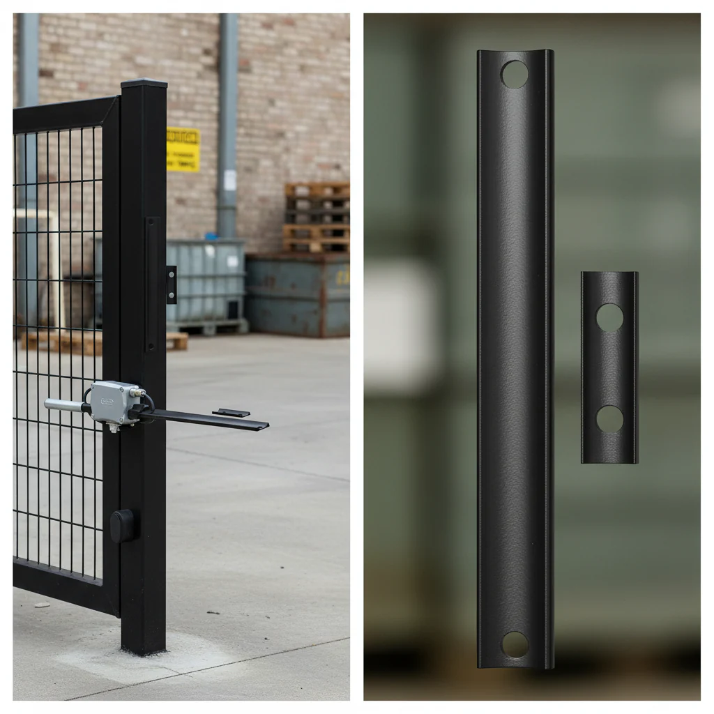 Premium Aluminium Adaptor Plate for 60mm Round Profiles, Black Anodized Finish for Easy Installation