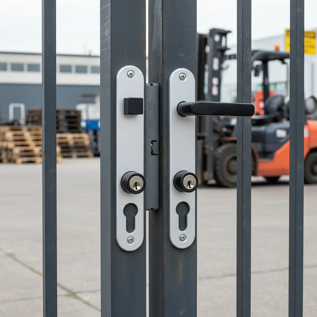 Premium Aluminum Cover Shield for Mortise Locks - Enhanced Security and Aesthetics for Handle and Cylinder Holes - Image 2