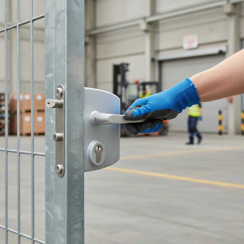 Premium Anti-Panic Lock for 40-60mm Box Section with Stainless Steel Mechanism and Half Handle - Image 2
